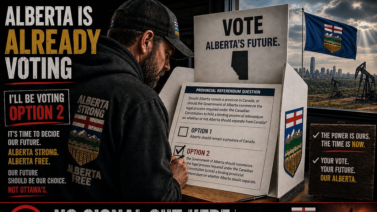 Alberta Is Already Voting - by S.M. Gron