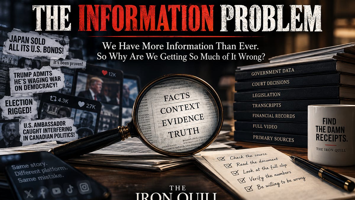 THE INFORMATION PROBLEM - The Iron Quill