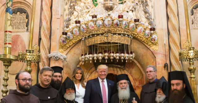 Exclusive -- Orthodox Patriarch Encourages All World Leaders to Follow Trump, Vance in Visiting Jerusalem’s Church of Holy Sepulchre: ’Heartbeat of Our Faith’