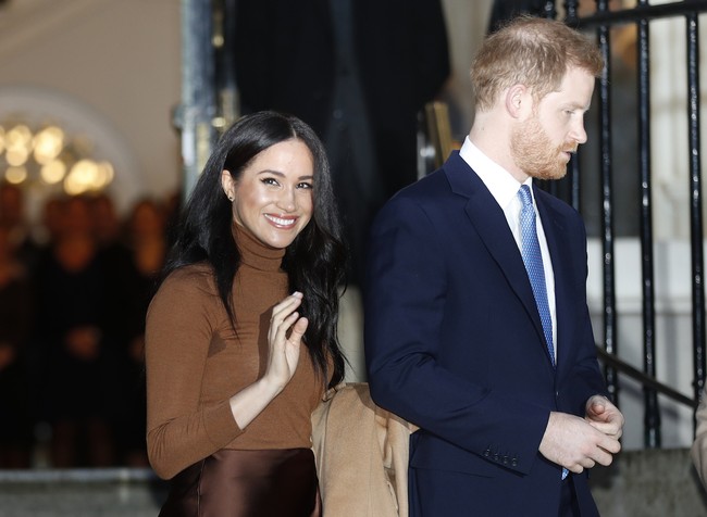 President Trump Was Just Asked About Harry and Meghan Leaving the U.S., and Stand Back