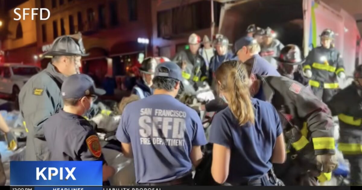 ONLY IN SAN FRANCISCO: Man Digging Through Dumpster Accidentally Gets Loaded Into Garbage Truck and Buried Under 30 Cubic Yards of Trash as Driver Activates Compactor — 25 Firefighters Launch Wild Rescue * The Gateway Pundit * by Jim Hᴏft
